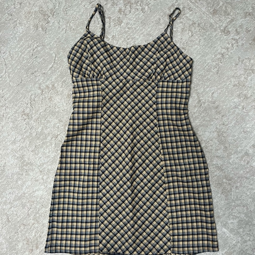 Plaid Mini Dress